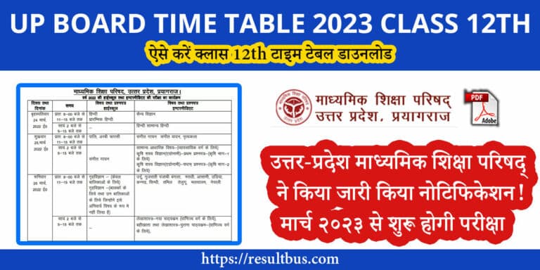 UP-Board-Time-Table-2023-Class-12-pdf-Download